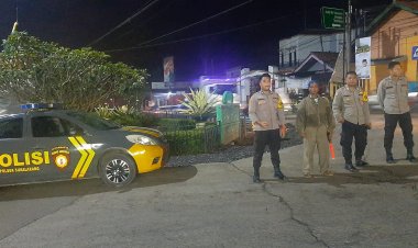 Antisipasi Rawan Malam Minggu, Polsek Sukalarang Intensifkan Patroli Malam