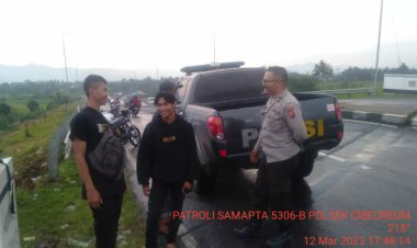 Antisipasi Aksi Geng Motor, Polsek Cibeureum Turunkan Personel Unit Samapta
