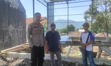Lewat Sambang Bhabinkamtibmas Ajak Warga Wujudkan Kamtibmas Kondusif