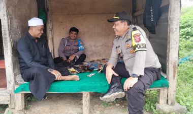 Sambang Warga, Kapolsek Sukalarang Ajak Jaga Kamtibmas Yang Kondusif