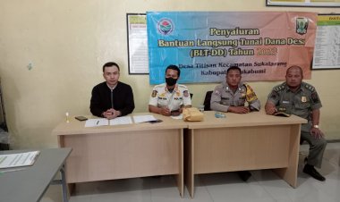 Monitoring Penyaluran BLT DD ( Bantuan Langsung Tunai ) Dana Desa