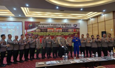 Irwasda Polda Lampung, Kombes Pol Sustri Bagus Setiawan Buka acara Rakernis Fungsi Binmas Polda Lampung Tahun 2023