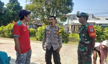 Sinergitas TNI-POLRI, Laksanakan Monitoring Kegiatan KKN Mahasiswa/i Pasim Sukabumi