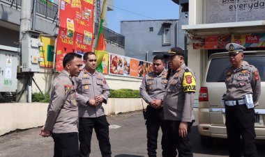 Kunjungan Kapolres Sukabumi Kota Ke Wilayah Hukum Polsek Sukalarang