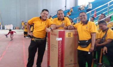 Personel Polsek Sukalarang Ikut Kegiatan Olahraga Bersama Jajaran Polsek