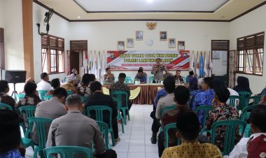 Warga Kalianda Curhat Ke Waka Polres Lampung Selatan Masalah Kenakalan Remaja dan Geng Motor Yang Meresahkan