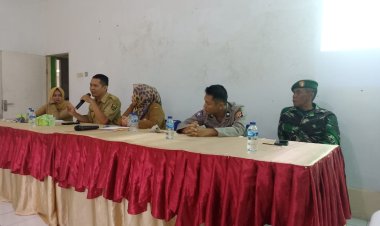 Bhabinkamtibmas Hadiri Kegiatan Rakor Stunting Desa Semplak Kecamatan Sukalarang