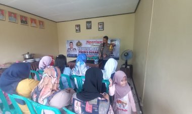 Kapolsek Berikan Arahan Ke Anggota Bhayangkari dalam giat ngariung