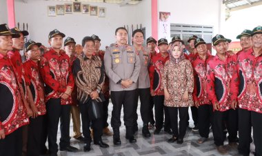 Dengarkan Langsung Keluhan, Wakapolda Lampung Bersama Kapolres Lampung Selatang Sambangi Warga Katibung