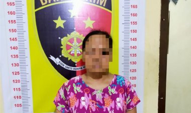 Polsek Tanjung Bintang Lampung Selatan Amankan Seorang Wanita Pencuri Handphone