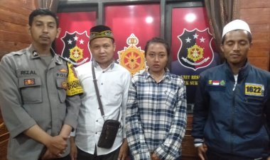Ada Laporan Penemuan Warganya, Personel Polsek Sukalarang Sigap Lakukan Penjemputan