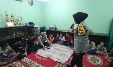 Aksi Polisi Cantik Polsek Tanjung Duren Jakarta Barat Ajak Anak-Anak Muda Menjaga Kamtibmas di Bulan Ramadan