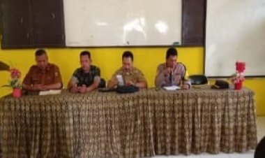 Kapolsek Cireunghas Hadiri Rapat Koordinasi Persiapan Pemilu 2024
