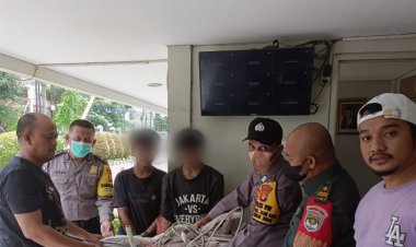 Polisi RW Polsek Kebun Jeruk Jakarta Barat Amankan Aksi Pencurian Rumah Kosong