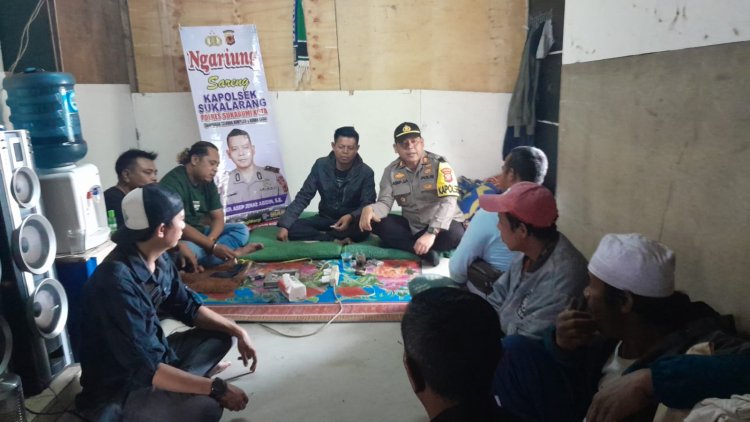 Giat Ngariung Sareng Kapolsek, Kapolsek Sukalarang Sampaikan Himbauan Kamtibmas