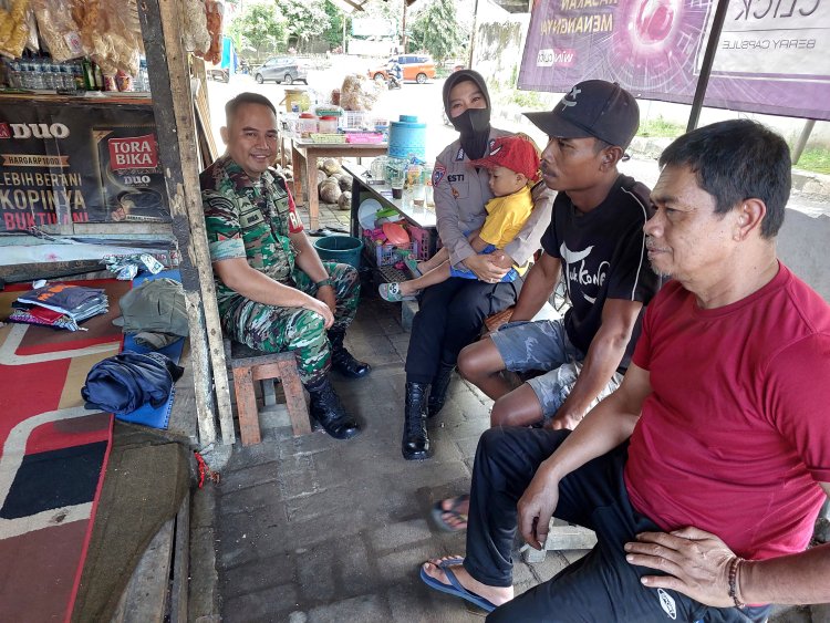 Sambangi Warga, Bhabin Polwan di Sukabumi Sampaikan Imbauan Kamtibmas