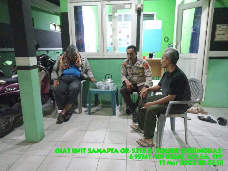 Unit Samapta Polsek Cireunghas Laksanakan Sambang Dan Patroli Dialogis