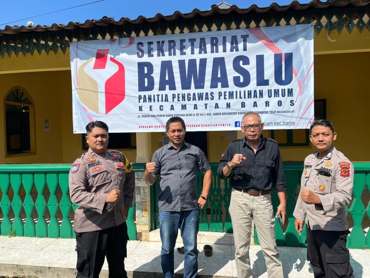 Patroli Dialogis Dan Koordinasi Ke Pengawasan Pemilu Kecamatan Baros