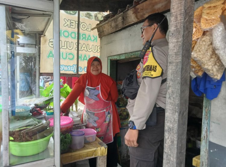 Bhabinkamtibmas Polsek Cibeureum Sambangi Warga Masyarakat Binaan