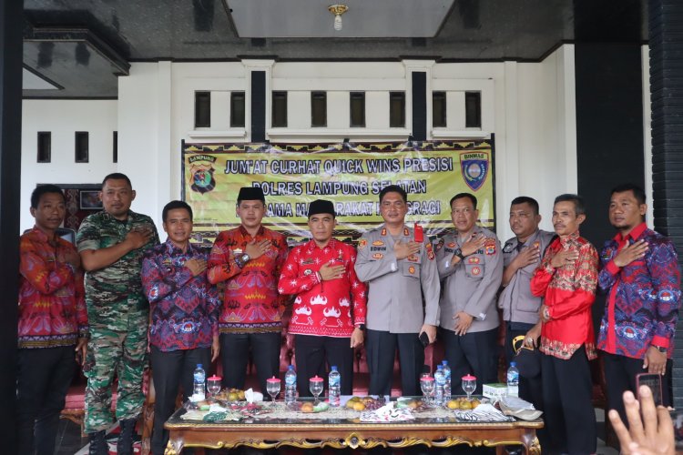 Curhat Ke Kapolres Lampung Selatan,  Masyarakat Sragi Minta Pos Polisi Diaktifkan Kembali