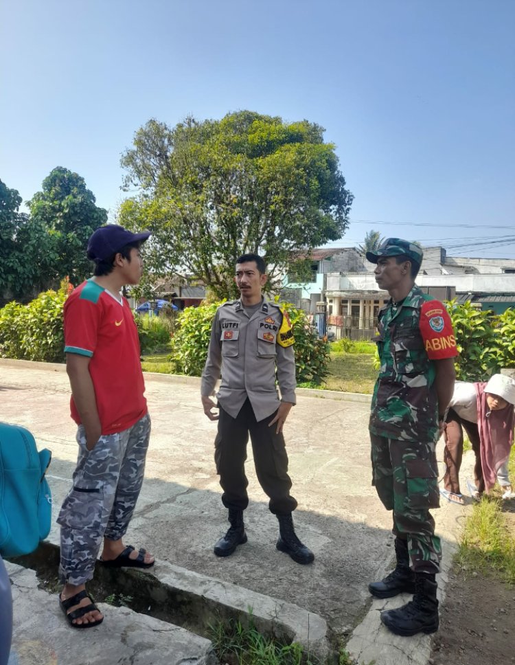 Sinergitas TNI-POLRI, Laksanakan Monitoring Kegiatan KKN Mahasiswa/i Pasim Sukabumi