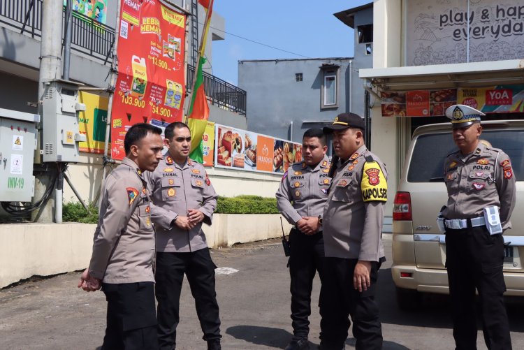 Kunjungan Kapolres Sukabumi Kota Ke Wilayah Hukum Polsek Sukalarang