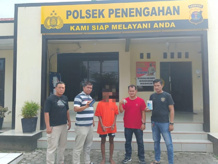 Polsek Penengahan Lampung Selatan Bekuk Pelaku Pembobol Rumah di Ketapang