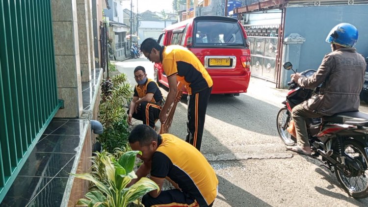 Sambut Ramadhan Anggota Polsek Lakukan Bhakti Religi.