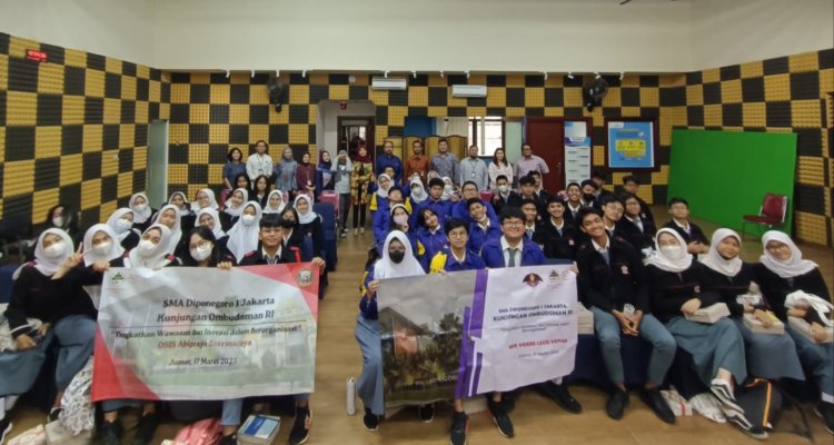Ombudsman Jakarta Raya Terima Kunjungan SMA Diponegoro 1