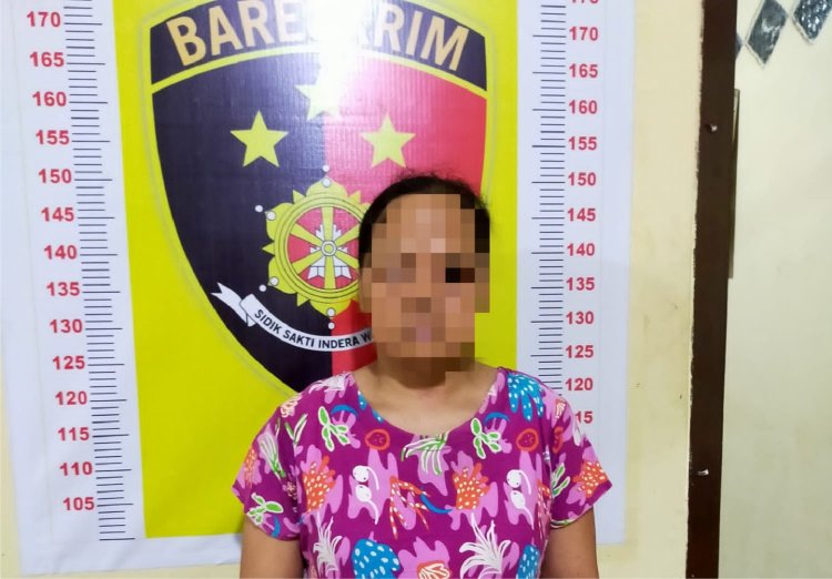 Polsek Tanjung Bintang Lampung Selatan Amankan Seorang Wanita Pencuri Handphone