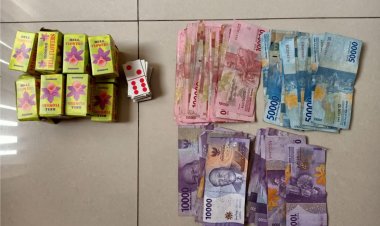 Polres Lampung Selatan Amankan Empat Pelaku Judi di Jati Agung