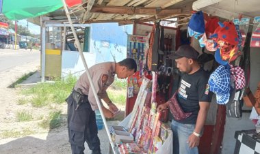 Polsek Cireunghas Laksanakan Razia Petasan, Demi Kenyamanan Bulan Ramadhan