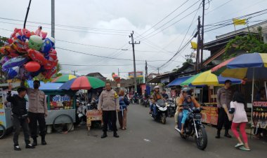 Jelang Buka Puasa, Polsek Sukalarang Lakukan Patroli Cipta Kondisi