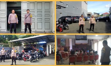 Demi Keamanan Ibadah, Bhabinkamtibmas Polsek Sukalarang Laksanakan Pam Gereja