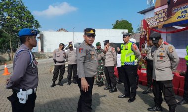 Kapolsek Sukalarang Pimpin Apel Siaga Pos Pam Al-Jabaar