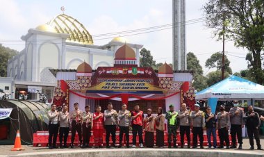Kapolres Sukabumi Kota Kunjungi Pos Pam Al-Jabaar Sukalarang