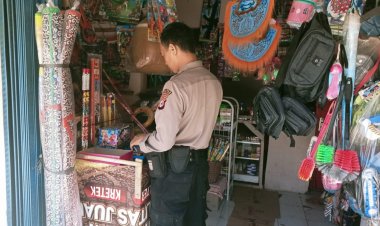 Polsek Cireunghas Polres Sukabumi Kota, Laksanakan Razia Petasan Jelang ldul Fitri 1444 H