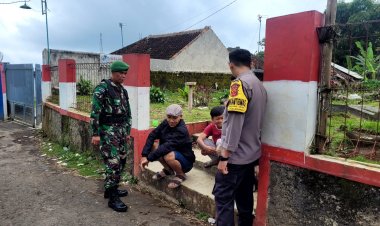 Tingkatkan Sinergitas Bhabinkamtibmas Bersama Babinsa Sambang  Warga Binaan Jelang Lebaran