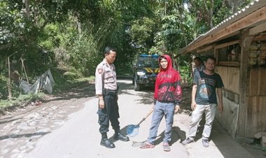 Menjelang Idul  Fitri  1444 H/ 2023 Unit Samapta Polsek Cireunghas Tingkatkan Patroli Dialogis