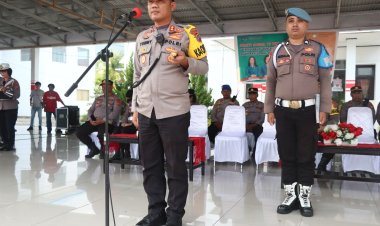 Pimpin Apel Gelar Pasukan, Tommy Souissa Siap Amanan Pawai Takbiran dan Sholat Idul Fitri 1444 H 2023