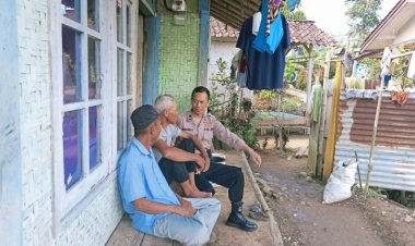 Polsek Cireunghas Polres Sukabumi Kota Laksanakan Patroli Dialogis Di Hari Kedua Lebaran