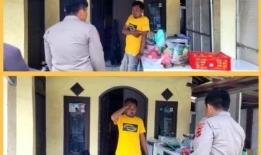 Serap Informasi Dari Warga Binaan, Bhabinkamtibmas Laksanakan Giat Sambang