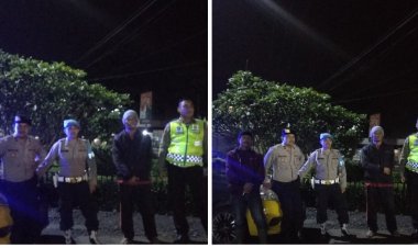 Personel Pos Pam Al-Jabar Intensifkan Patroli Malam Hari