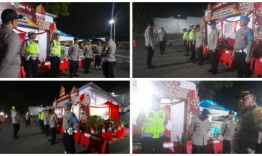 Kapolsek Gelar Apel KRYD Dalam Rangka Ops Ketupat Lodaya 2023