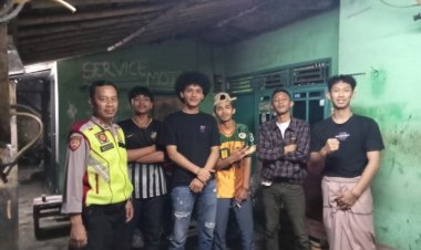 Cegah Kenakalan Remaja Polsek Cireunghas Polres Sukabumi Kota Laksanakan Pembinaan Kepada Pemuda