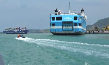 Amankan Jalur Kapal Ferry, Sat Pol Air Polres Lamsel Gelar Patroli Laut di Pelabuhan Bakauheni