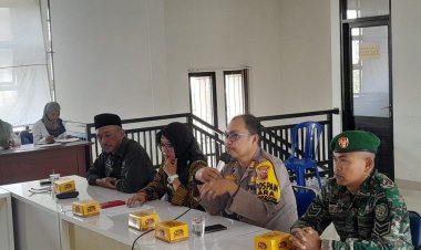 Kapolsek Warudoyong Hadiri Giat Rapat Kordinasi Kecamatan Fasilitator Forum Publik Registrasi Sosial Ekonomi