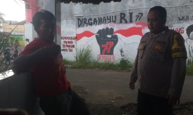 Jadikan Wilayah Binaan Aman, Bhabinkamtibmas Tingkatkan Giat Sambang