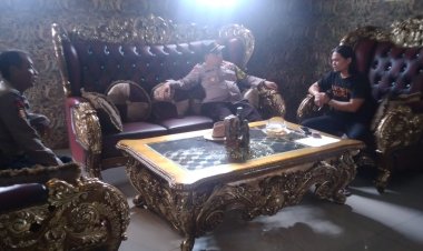 Ajak Jaga Kamtibmas Yang Kondusif, Kapolsek Sukalarang Sambang Warga