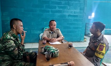 Sinergitas Bhabinkamtibmas Bersama Babinsa Lakukan Sambang Ke Desa Binaan